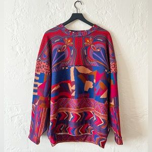 FARM Rio Mixed Blue Prints Sweatshirt